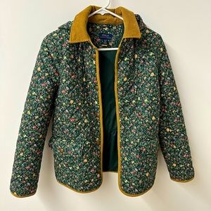 Spring floral jacket with corduroy trimming by Polo Ralph Lauren